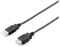 Equip 128850 Kábel -  (usb2.0, a-a hosszabbítókábel, apa/anya, duplán árnyékolt, 1,8m) kép