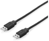 Equip 128870 Kábel -  (usb2.0, a-a kábel, apa/apa, duplán árnyékolt, 1,8m) kép