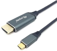 Equip 133415 Kábel -  (usb-c to hdmi, apa/apa, 4k/60hz, aluminium burkolat, 1m) kép