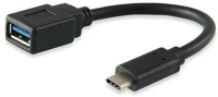 Equip 133455 Usb-c -> usb-a átalakító apa/anya - fekete kép