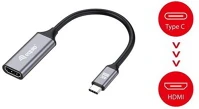 Equip 133491 Átalakító -  (usb-c to hdmi2.0, 4k/60hz, szürke) kép