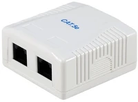 Equip 235114 Fali doboz -  (2 port, cat5e, utp, fehér) kép