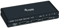 Equip 332717 Hdmi video-splitter -  (4 port, hdmi2.0, 3d, 4k/60hz, hdr/hdcp ready, fekete) kép