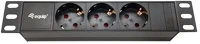 Equip 333299 Hálózati elosztó -  (schuko, 3 schuko, rack 10