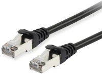 Equip 606102 Rj45 cat6a s/ftp -> rj45 cat6a s/ftp m/m adatkábel 0.5m fekete kép