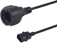 Equip C14 TO CEE 7/3 tápkábel - 112106 (pc tápkábel hosszabbító kép