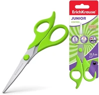 Erichkrause 35144 Olló  control junior 15,5 cm iskolai kerek rozsdamentes acél bliszteres kép