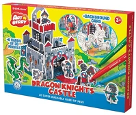 Erichkrause 37310 Színezhető 3d puzzle  artberry sárkánylovag kép