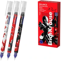 Erichkrause 63149 Golyóstoll  balloon dog 0.5 mm kék eldobható vegyes színek kép