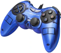 Esperanza EGG105B Gamepad pc usb fighter kék kép