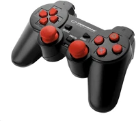 Esperanza EGG107R Trooper gamepad fekete-piros kép
