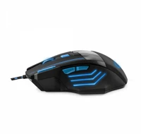 Esperanza EGM201B Mx201 wolf gamer mouse black/blue kép