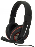 Esperanza EH118 Sonata mikrofonos sztereó fejhallgató - fekete kép