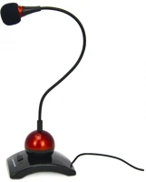 Esperanza EH130 Mikrofon fekete, vörös pc-mikrofon kép