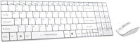 Esperanza EK122W 2.4ghz wireless set usb liberty white kép