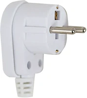 Esperanza ELK308W Szögletes dugó földeléssel fehér kép