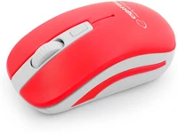 Esperanza EM126WR Uranus wireless mouse white/red kép