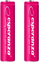 Esperanza EZA101R Rechargeable batteries ni-mh aaa 1000mah 2pcs. red kép