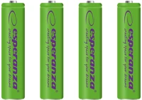 Esperanza EZA102G Rechargeable batteries ni-mh aaa 1000mah 4pcs. green kép