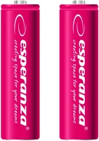 Esperanza EZA103R Rechargeable batteries ni-mh aa 2000mah 2pcs. red kép