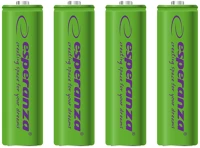 Esperanza EZA104G Rechargeable batteries ni-mh aa 2000mah 4pcs. green kép