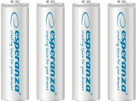 Esperanza EZA104W Rechargeable batteries ni-mh aa 2000mah 4pcs. white kép