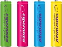 Esperanza EZA107 Rechargeable batteries ni-mh aaa 1000mah 4pcs. mix of colors kép