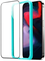 Esr GP-150379 Iphone 15 pro max  képernyővédő üveg 2.5d, 9h + segédkeret, fekete kép