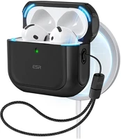 Esr GP-171644 halolock műanyag tok (ütésállóság, kézpánt, magsafe) fekete apple kép
