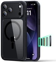 Esr GP-181231 classic hybrid szilikon telefonvédő ütésállóság, magsafe, átlátszó kép