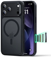 Esr GP-181686 classic hybrid szilikon telefonvédő ütésállóság, magsafe, fekete kép