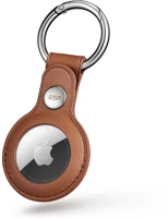 Esr S57895 Apple airtag bőrtok,  metro, barna kép