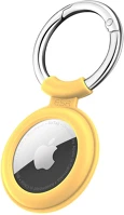 Esr S57899 Apple airtag szilikon tok, kulcstartó,  cloud, sárga kép