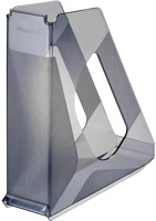 Esselte 02.0013914 Irattartó papucs  europost 68 mm műanyag áttetsző füst kép