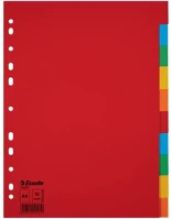 Esselte 02.00177 Regiszter  a/4 karton 10 részes kép