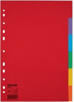 Esselte 02.00180 Regiszter  a/4 karton 6 részes kép