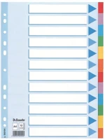 Esselte 02.00189 Regiszter  standard a/4 karton 12 részes kép