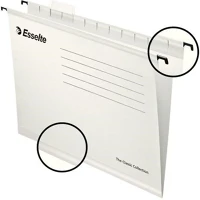 Esselte 02.0021102 Függőmappa  classic a/4 karton újrahasznosított fehér 25 darabos kép