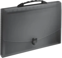 Esselte 02.00435 Irattartó táska  vivida pp harmónikás a/4 fekete kép