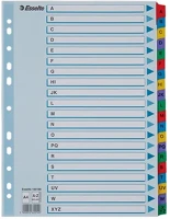 Esselte 02.00520 Regiszter  mylar a/4 laminált karton a-z kép