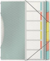 Esselte 02.00669 Előrendező  colour breeze a/4 pp 6 részes kép