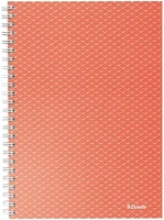 Esselte 02.0094728 Spirálfüzet kockás  a/5 80 lapos colour breeze korall kép