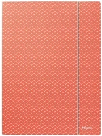 Esselte 02.0100628 Gumis mappa  colour breeze a/4 karton korall kép