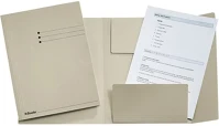 Esselte 02.0101410 Iratgyűjtő  a/4 3 pólyás karton 275 g szürke kép