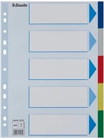 Esselte 15259 Regiszter  a/4 műanyag 5 részes kép