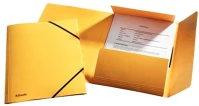 Esselte 26591 Gumis mappa  luxus karton sárga kép