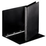 Esselte 49753 Gyűrűskönyv panorámás a4, 2,5cm, 4 gyűrű, pp  fekete kép