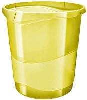 Esselte 626287 Papirkosár  colour ice 14l áttetsző sárga kép