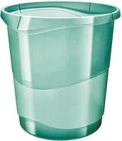 Esselte 626290 Papirkosár  colour ice 14l áttetsző zöld kép