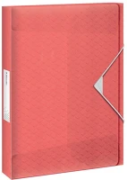 Esselte 628449 Gumis mappa  colour breeze pp jumbo a/4 25mm korall kép